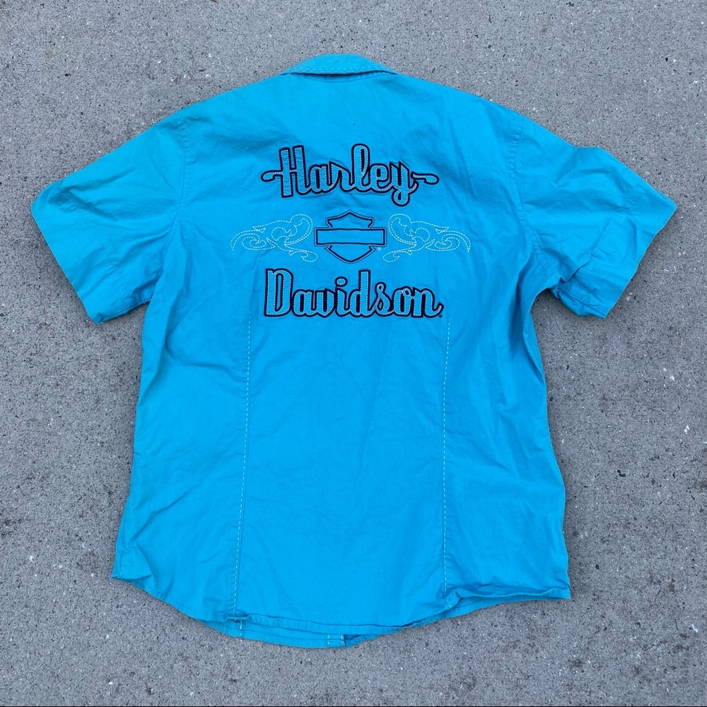 Harley Davidson Button Down